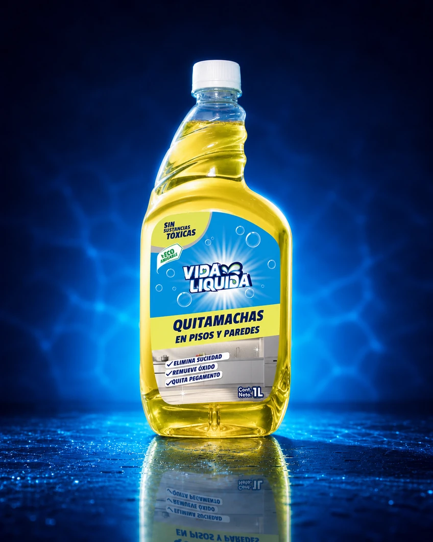 Presentación de Quitamanchas en pisos y paredes